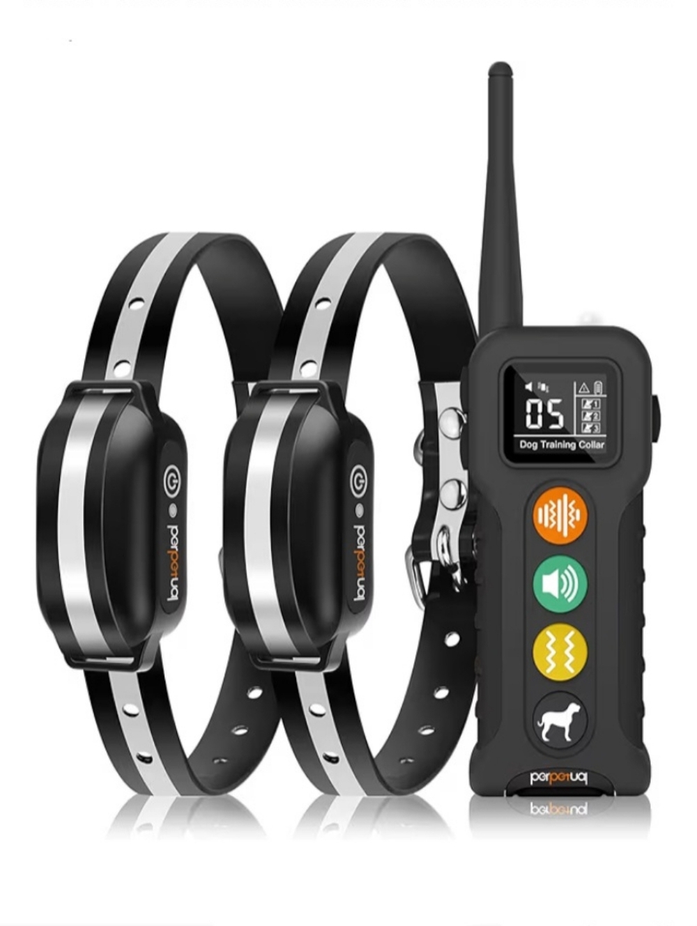 NIB Perpetual No Shock Dog Training Collars - Set Of 2